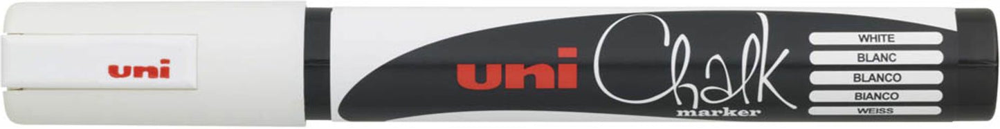 uni-ball uni Chalk Kreidemarker weiß, 1 St.
