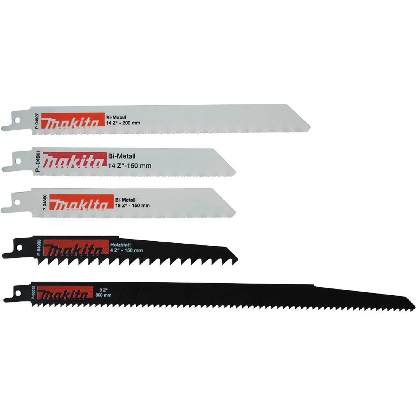 makita Säbelsägeblätter-Set 5-teilig | P-83945