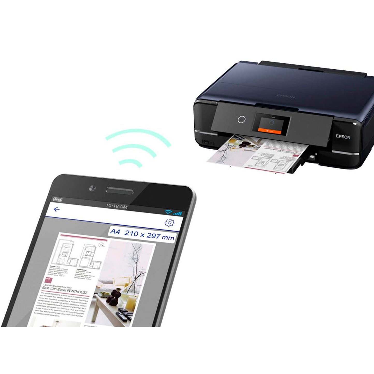 EPSON Expression Photo XP-970 3 in 1 Tintenstrahl-Multifunktionsdrucker schwarz | C11CH45402