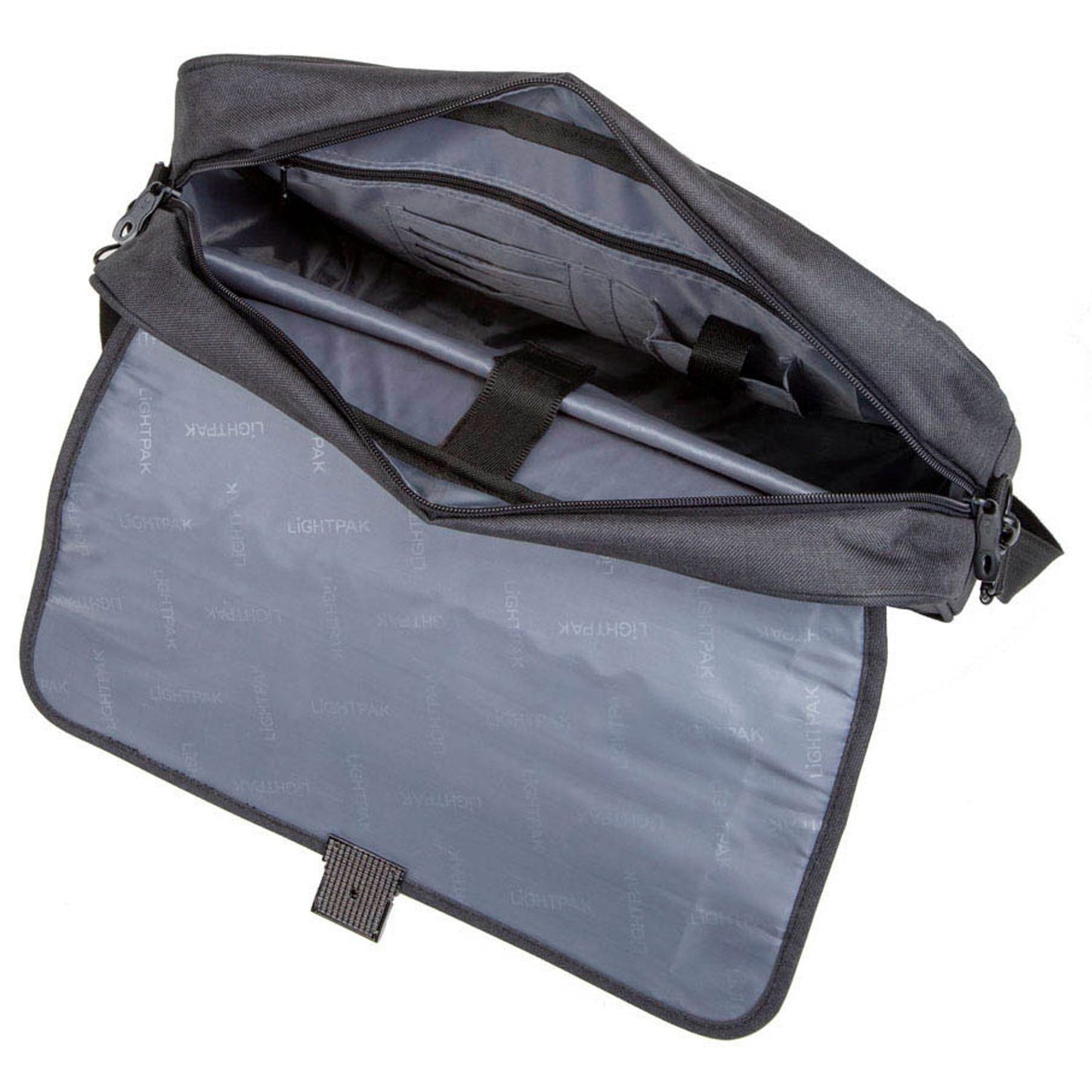 LIGHTPAK Laptoptasche MOTION Kunstfaser anthrazit bis 43,2 cm (17 Zoll) | 46145