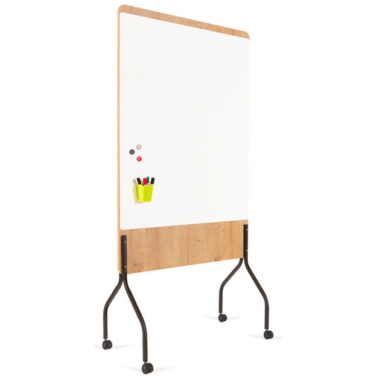 rocada mobiles Whiteboard Natural 100,0 x 120,0 cm weiß lackierter Stahl | NAT8100