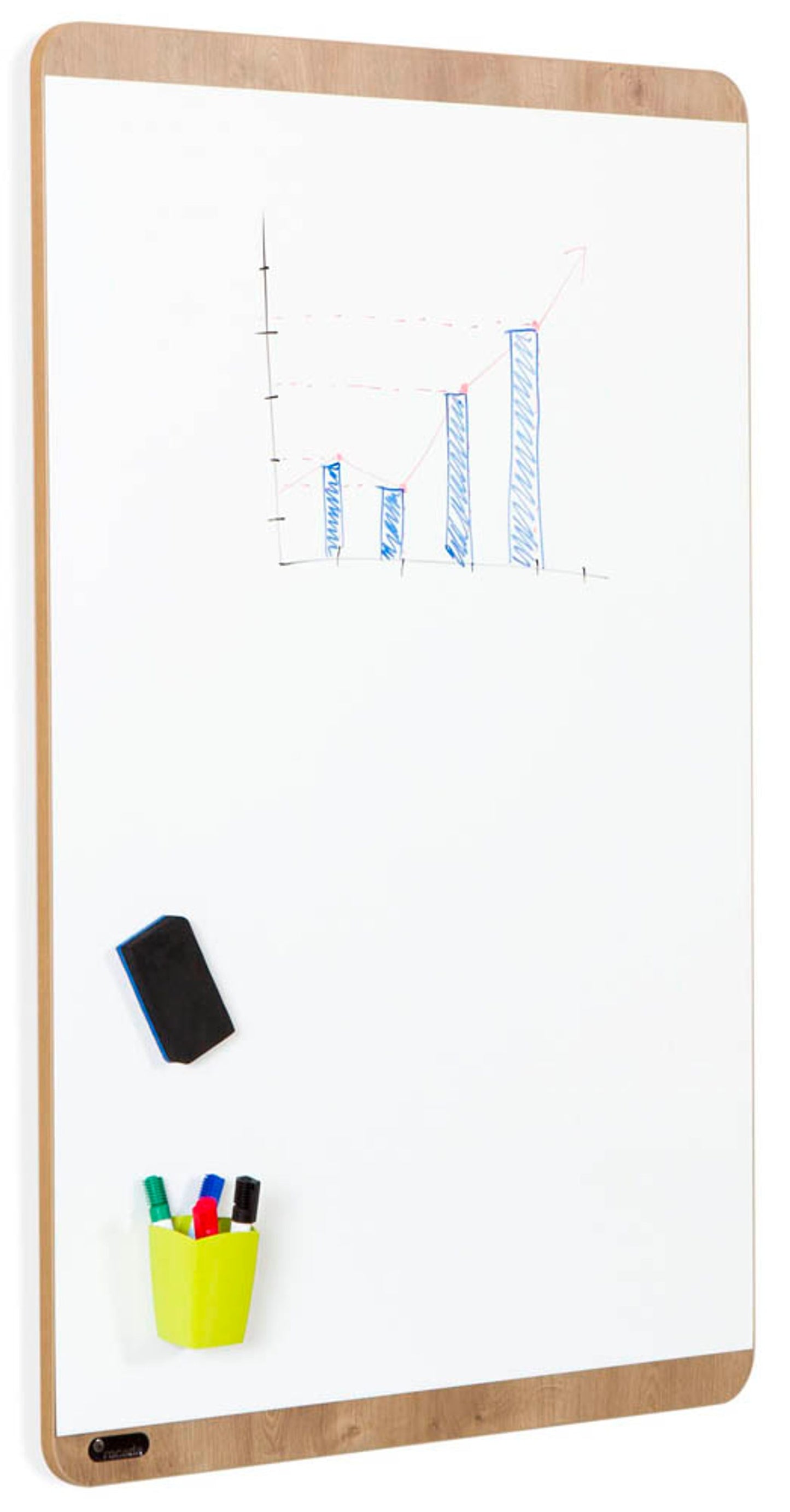 rocada Whiteboard Natural Skinboard weiß lackierter Stahl