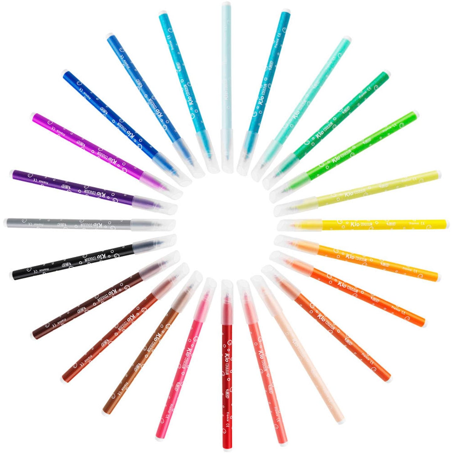 BIC Kids Kid Couleur Filzstifte farbsortiert | 8418005 | 1 Pack = 24 St.