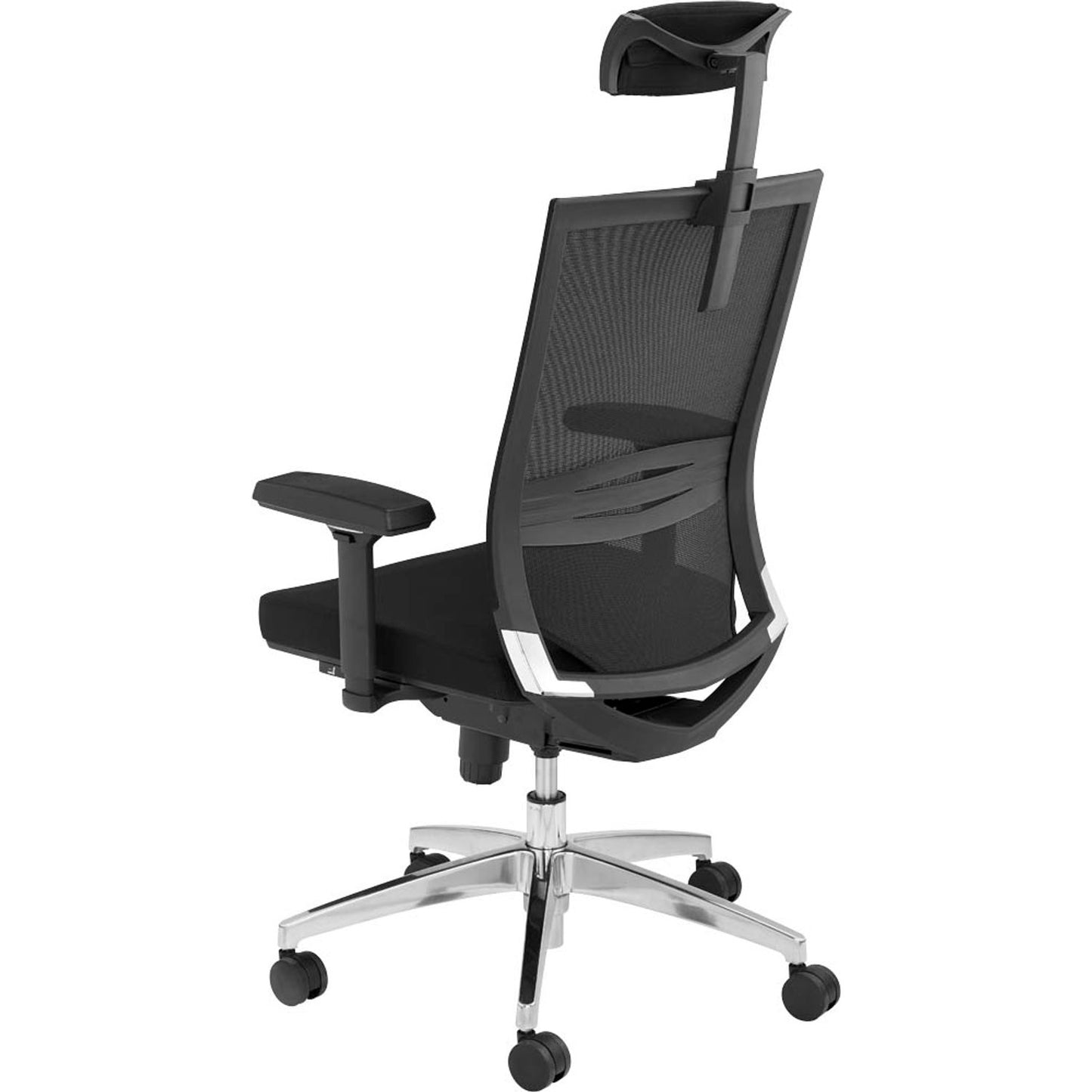 Mayer Bürostuhl myOPTIMAX, Stoff schwarz, Gestell alu | 2486