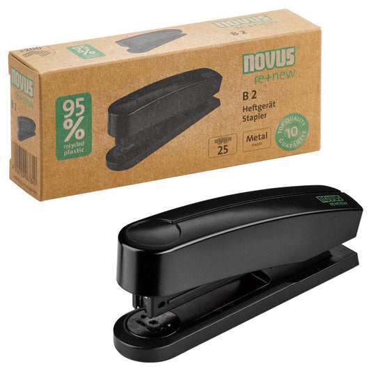 novus Heftgerät B2 RE+NEW schwarz | 60-B2RENEW01