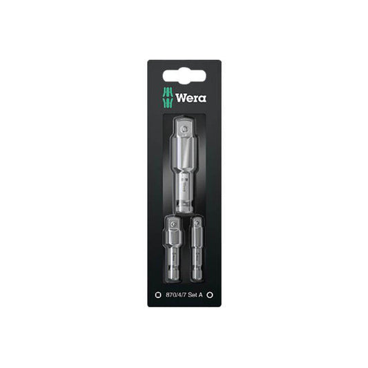Wera Steckschlüssel-Satz Set A SB 870/4/7 0 3-teilig | 5073200001