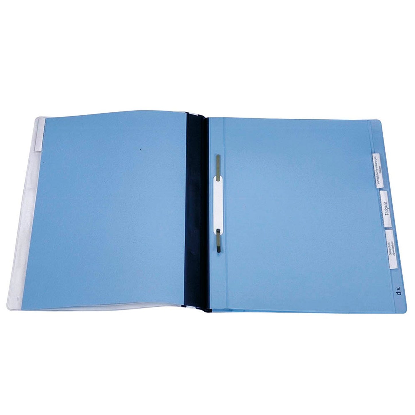 DURABLE Personalhefter Kunststoff blau 5 x kaufmännische Heftung | 255506 | 1 Pack = 5 St.