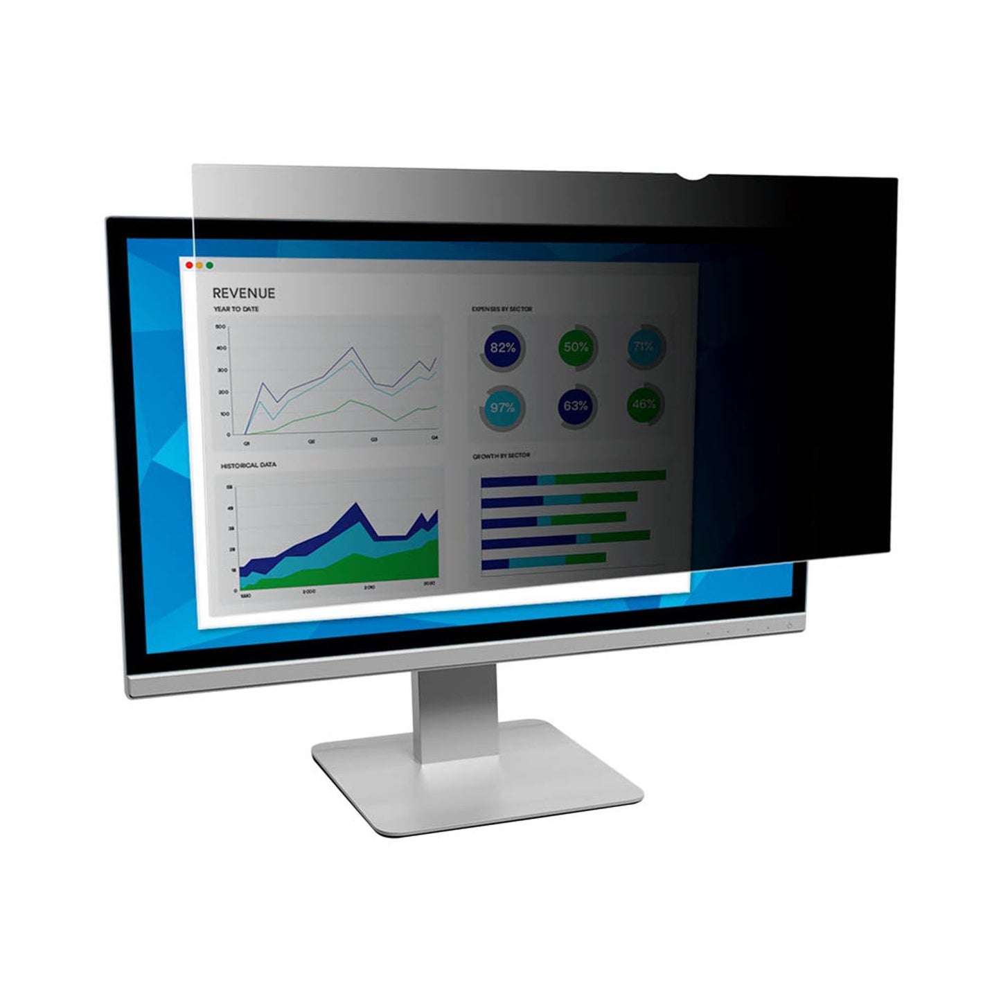 3M PF235W9B Display-Blickschutzfolie für 59,7 cm (23,5 Zoll) | 7100196814
