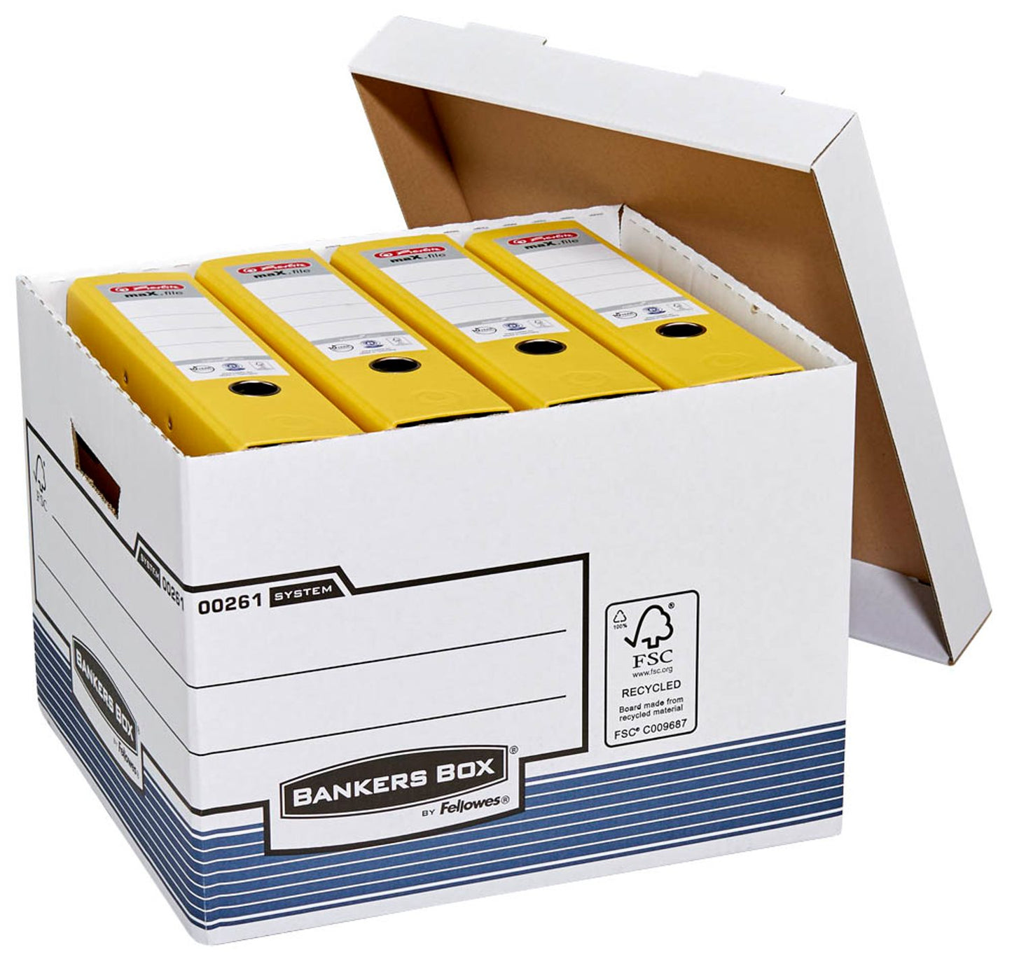 10 Bankers Box Archivboxen 33,5 x 40,4 x 29,2 cm