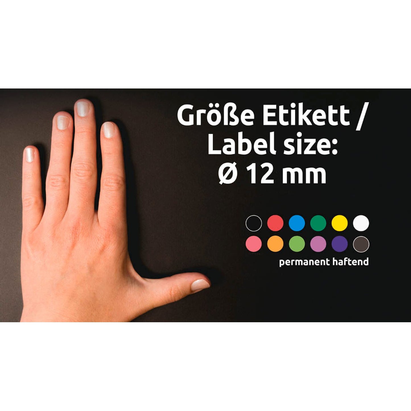 AVERY Zweckform Klebepunkte rosa Ø 12,0 mm | 3114 | 1 Pack = 270 St.