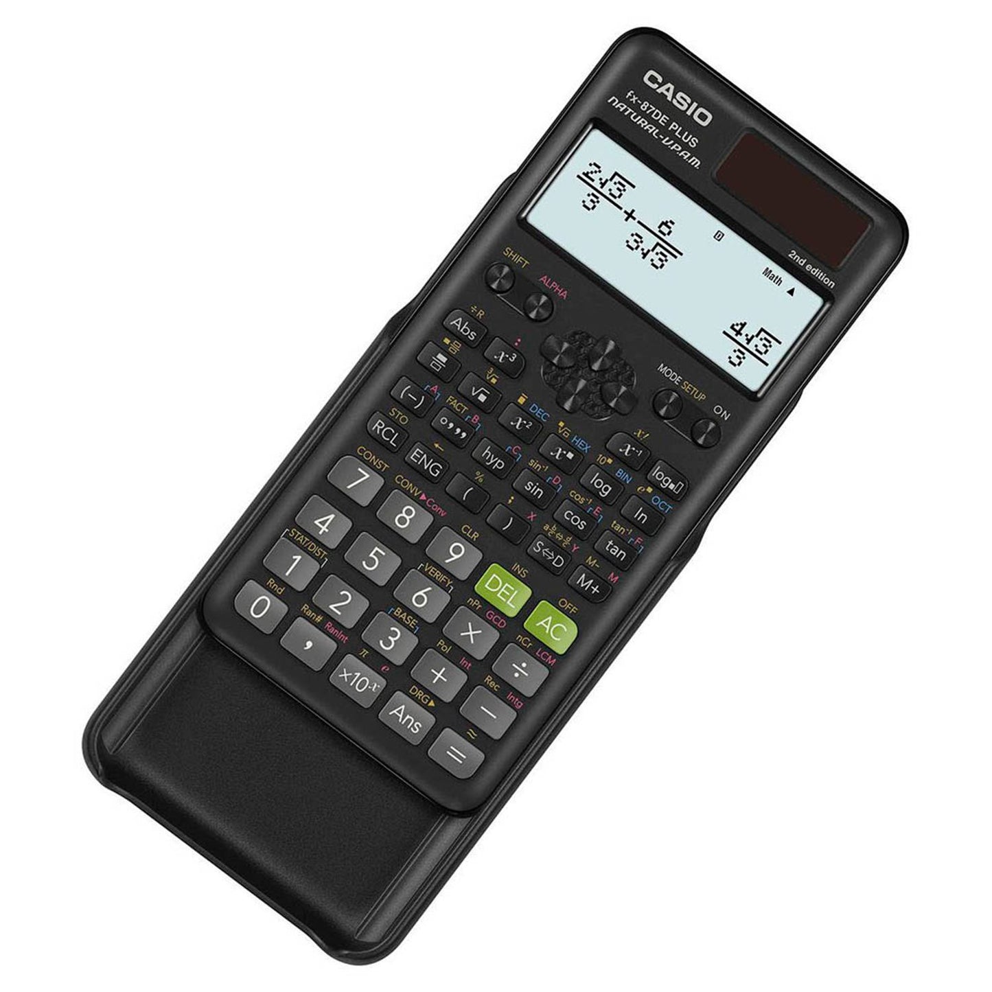 CASIO FX-87DE Plus-2 Wissenschaftlicher Taschenrechner schwarz | FX-87DEPLUS-2