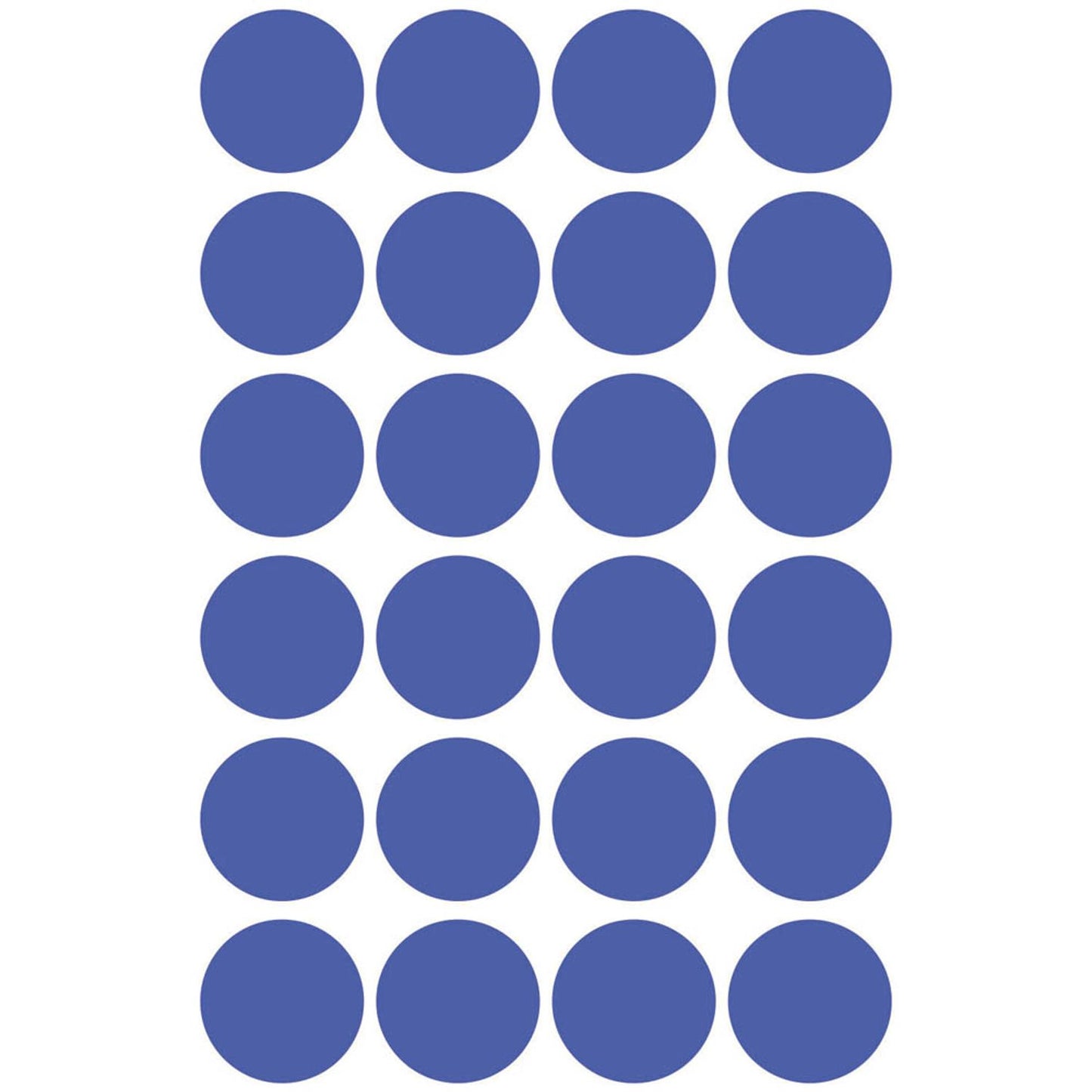 AVERY Zweckform Klebepunkte blau Ø 18,0 mm | 3596 | 1 Pack = 96 St.