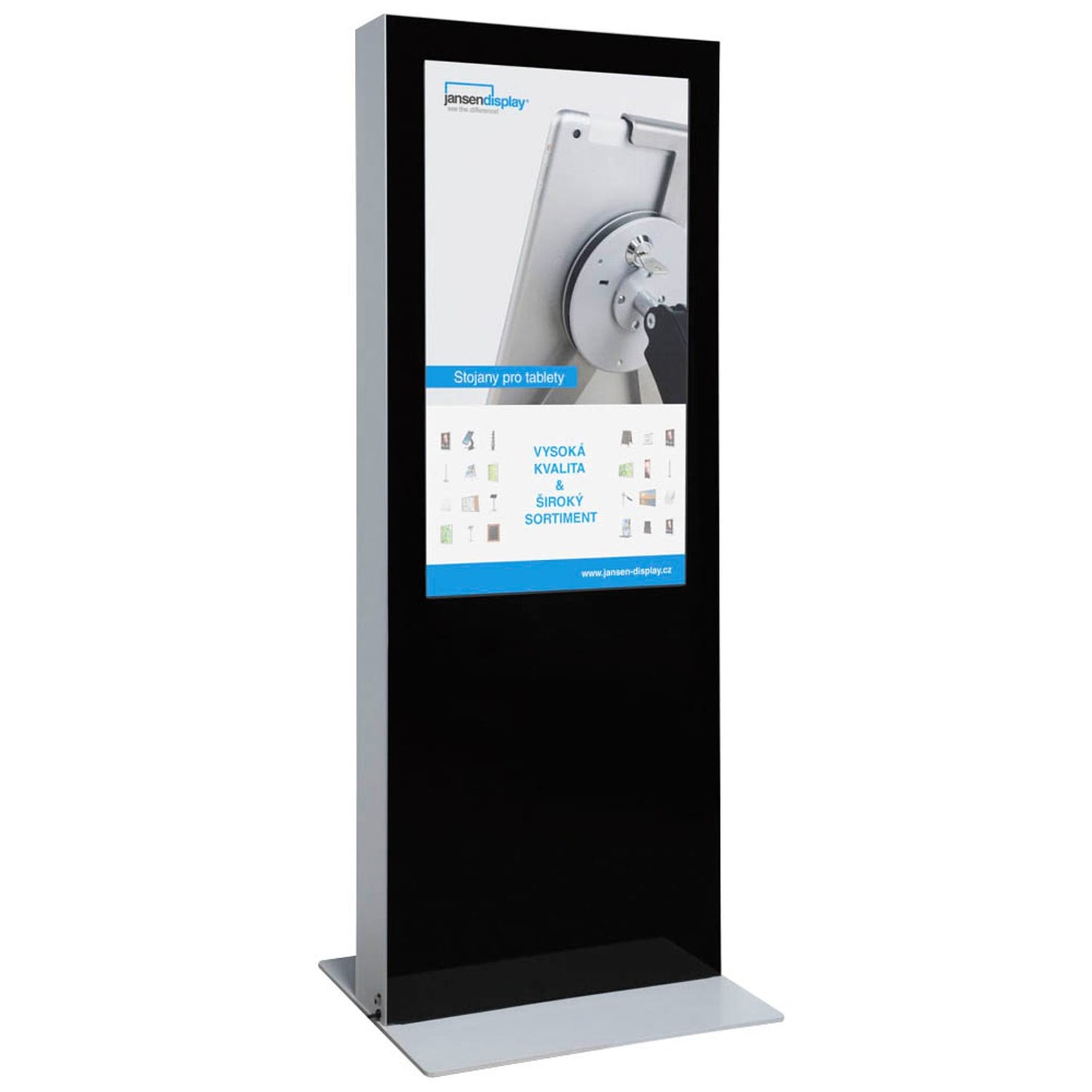 Showdown® Displays Digitale Infostele doppelseitig Infostele mit LED-Display 138,0 cm (55 Zoll) | DIDTOTEM55ESF