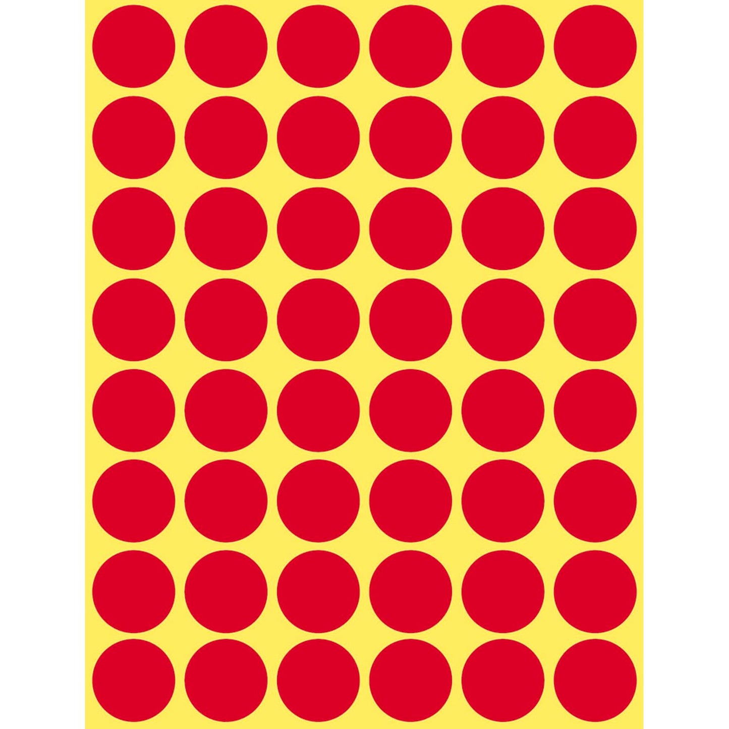 AVERY Zweckform Klebepunkte rot Ø 18,0 mm | 3374 | 1 Pack = 1.056 St.