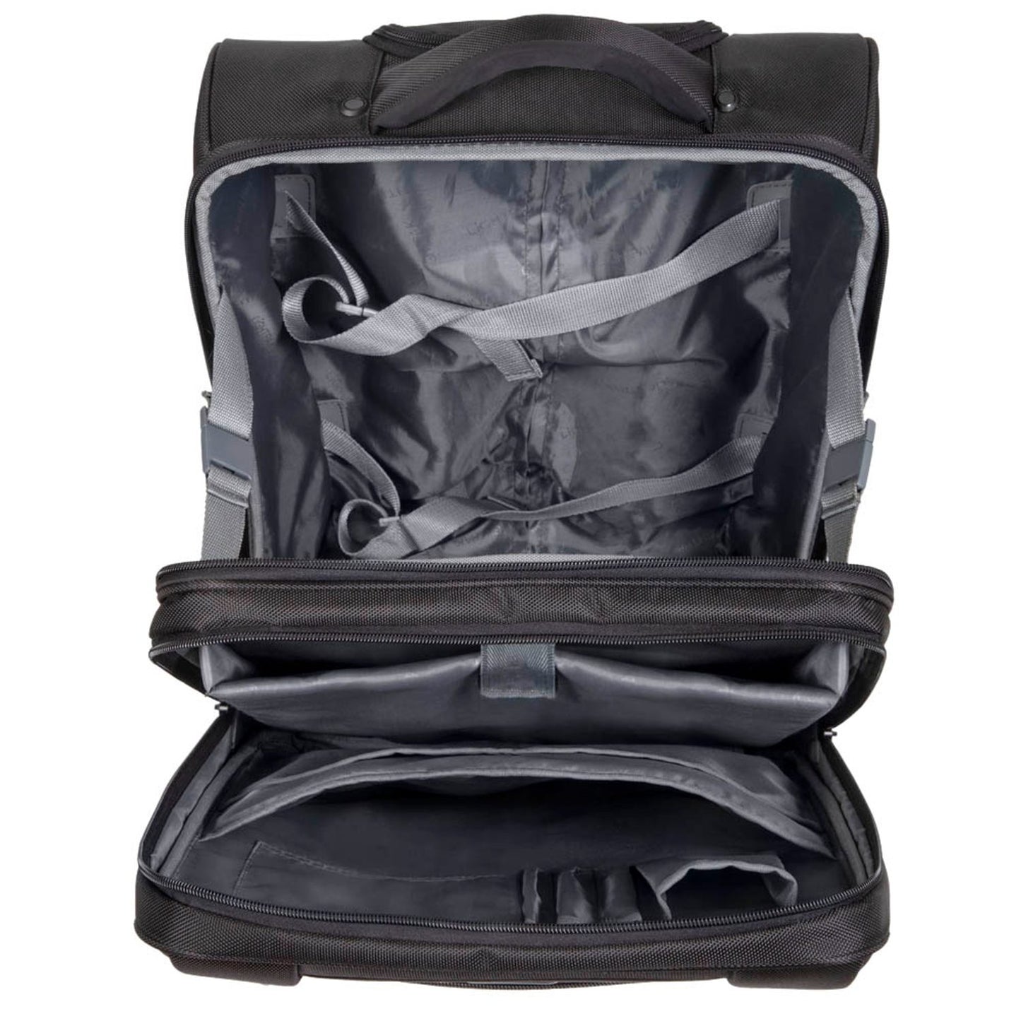 LIGHTPAK Laptop-Trolley LANDO Kunstfaser schwarz 35,0 x 26,0 x 46,0 cm | 46146