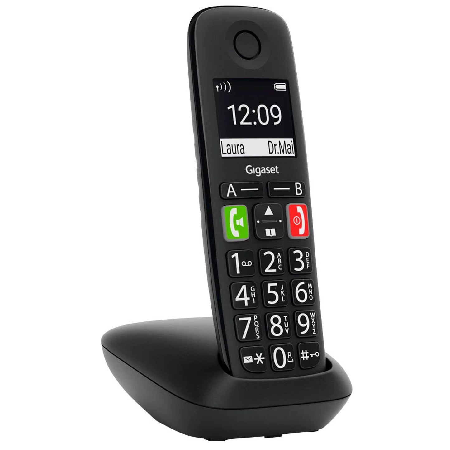 Gigaset E290 Schnurloses Telefon schwarz | S30852-H2901-B101
