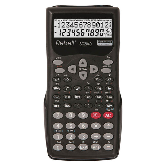 Rebell SC2040 Wissenschaftlicher Taschenrechner schwarz | RE-SC2040BX