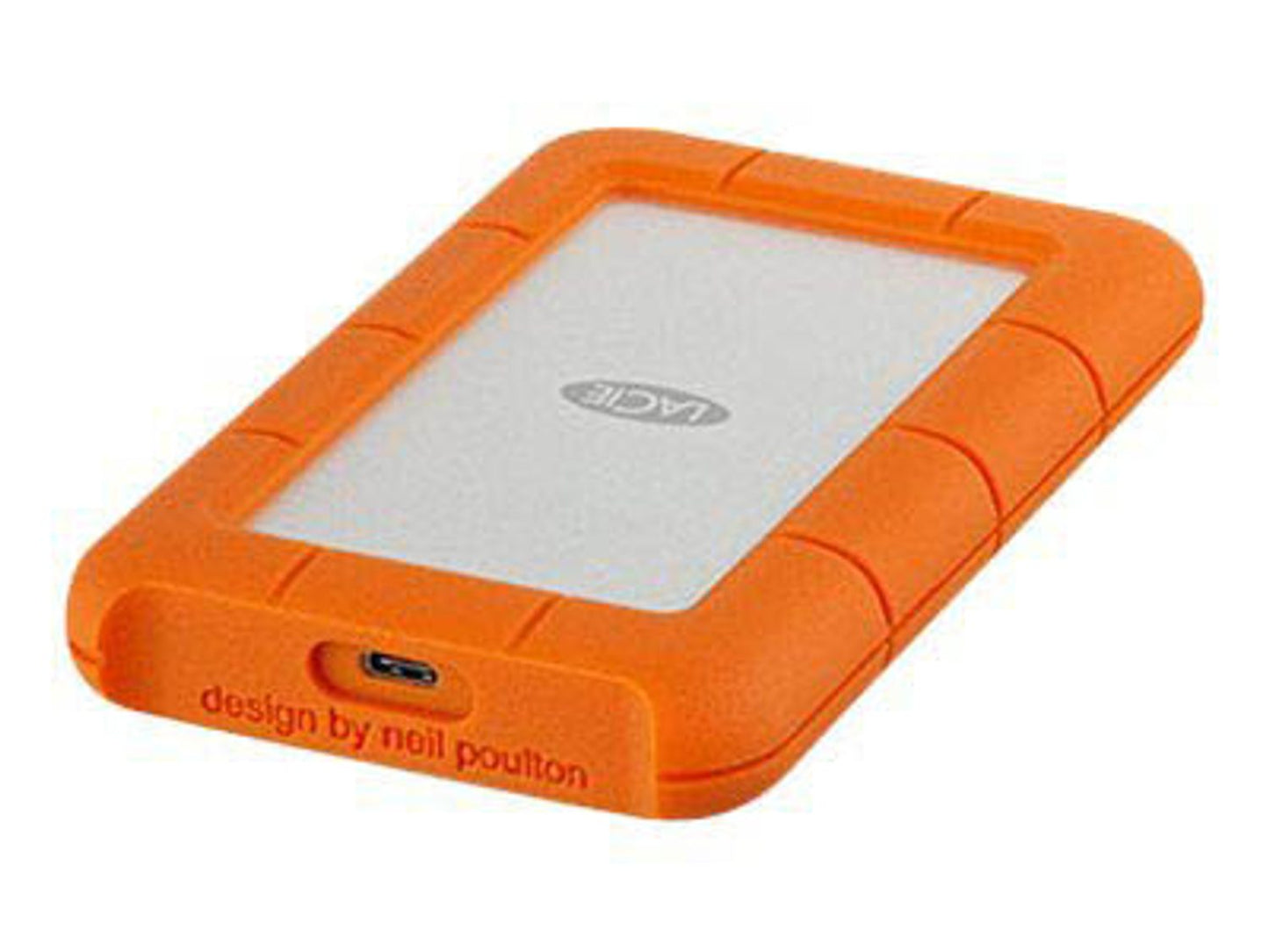LACIE Rugged USB C externe HDD-Festplatte orange