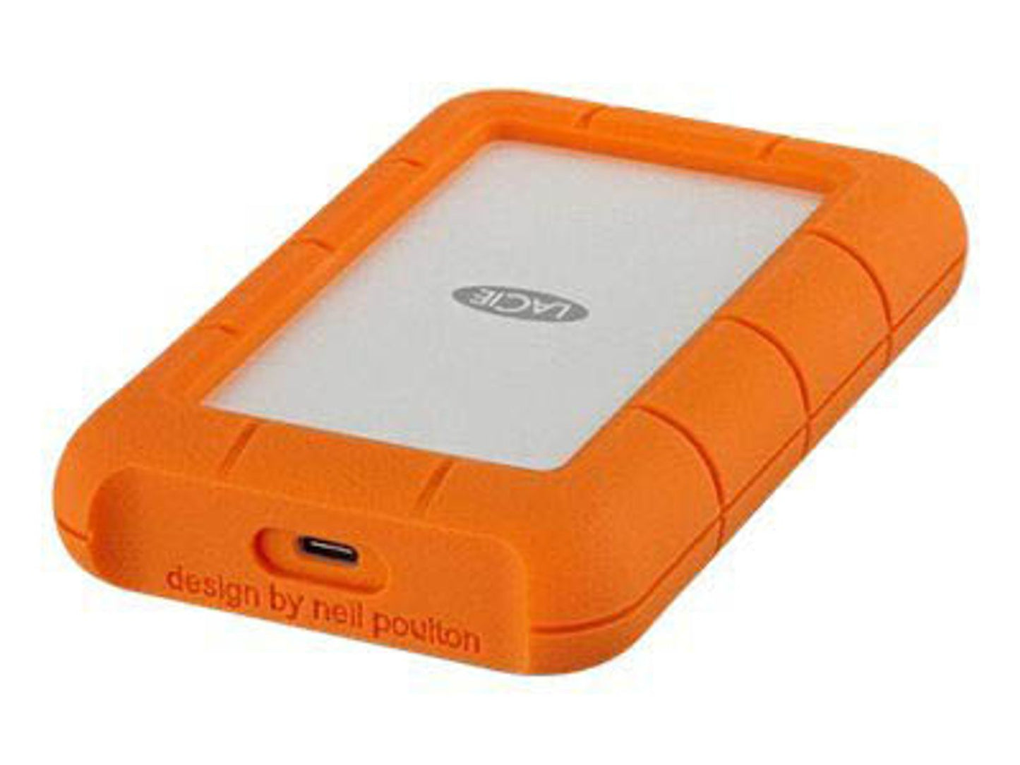 LACIE Rugged USB C externe HDD-Festplatte orange