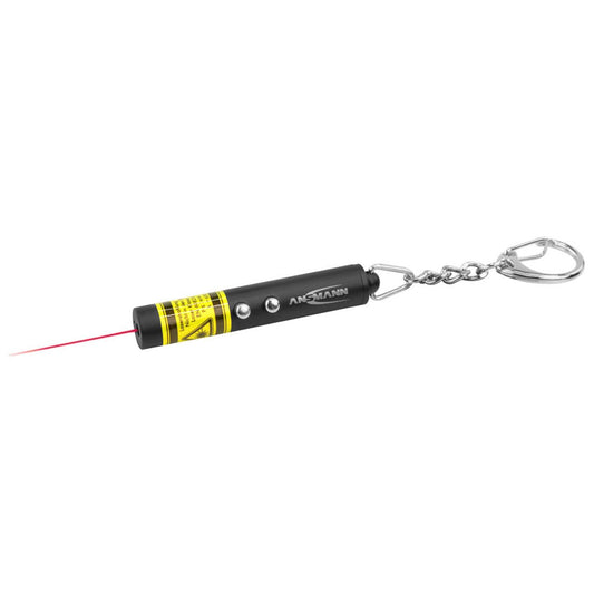 ANSMANN Laserpointer Keychain 2-in-1, roter Laser | 1600-0270