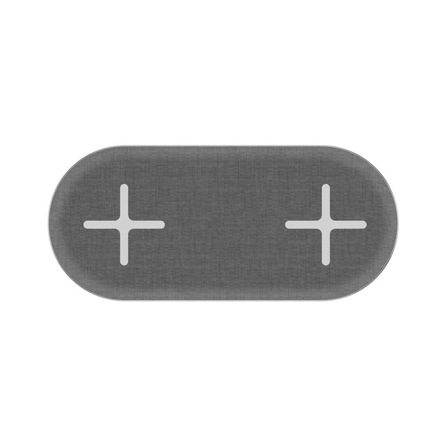 XLAYER Wireless Pad Double Induktive Ladestation space grau, 10 Watt | 217395