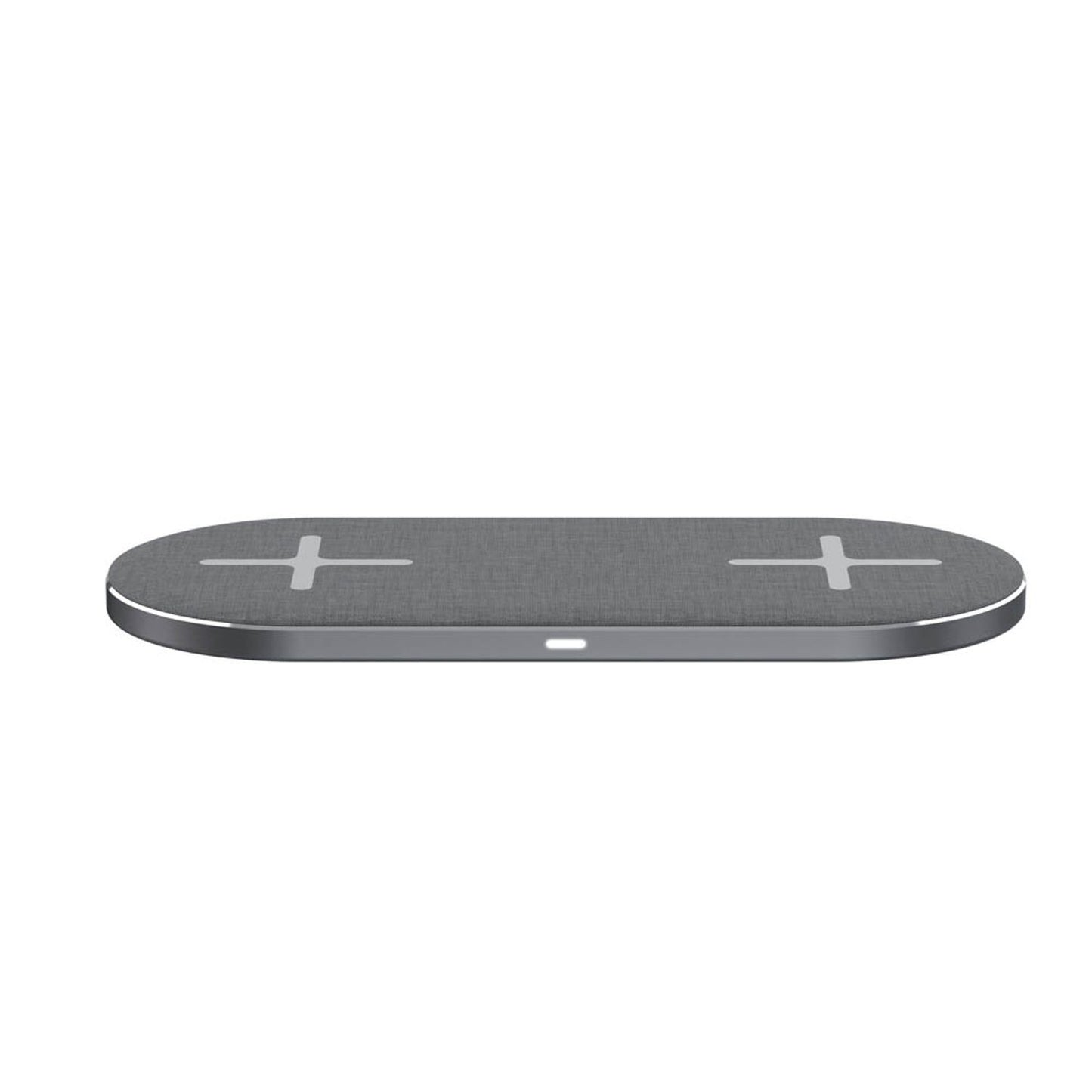 XLAYER Wireless Pad Double Induktive Ladestation space grau, 10 Watt | 217395