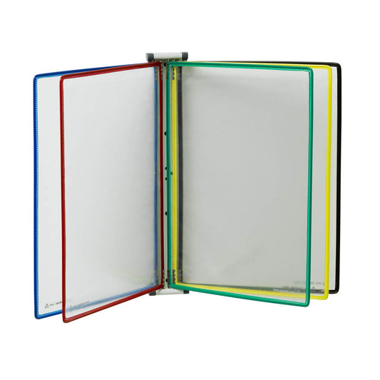 tarifold Wand-Sichttafelsystem DIN A4 farbsortiert mit . Sichttafeln | 416169