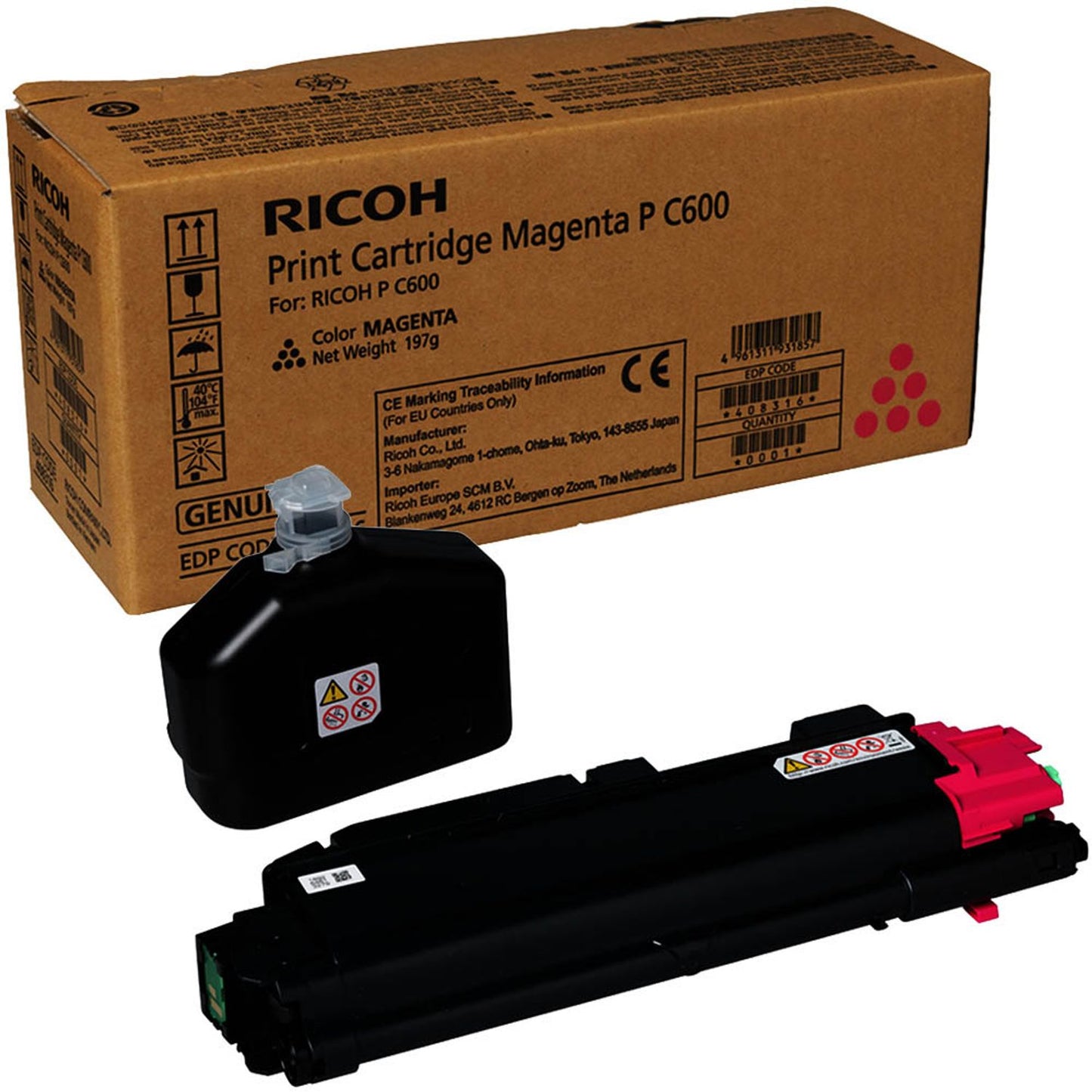 RICOH P C600 magenta Toner | 408316