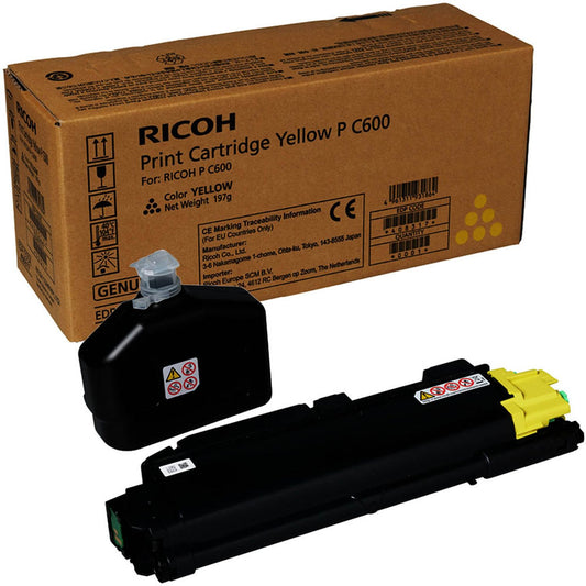 RICOH P C600 gelb Toner | 408317