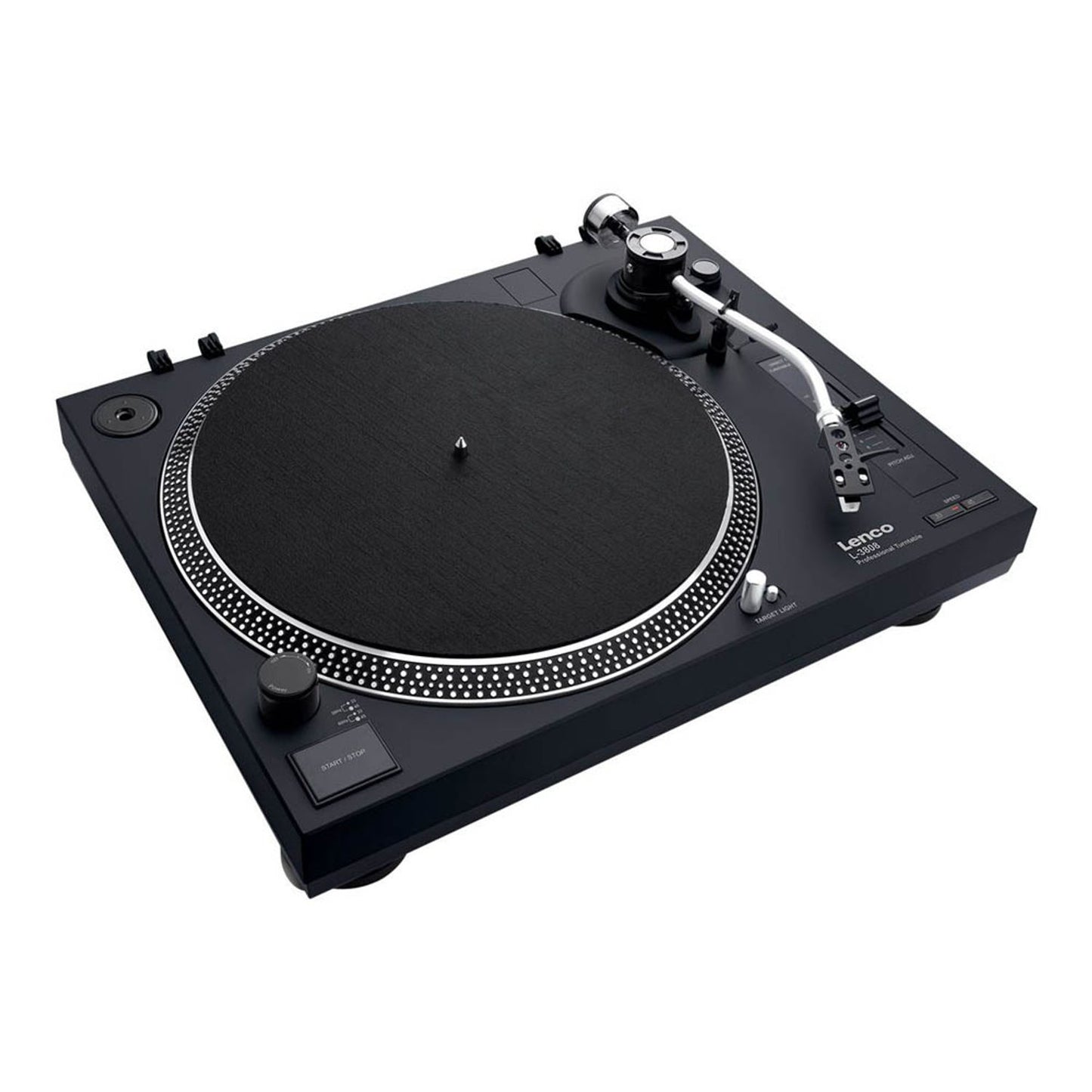 Lenco L-3808 Plattenspieler schwarz | L3808SW