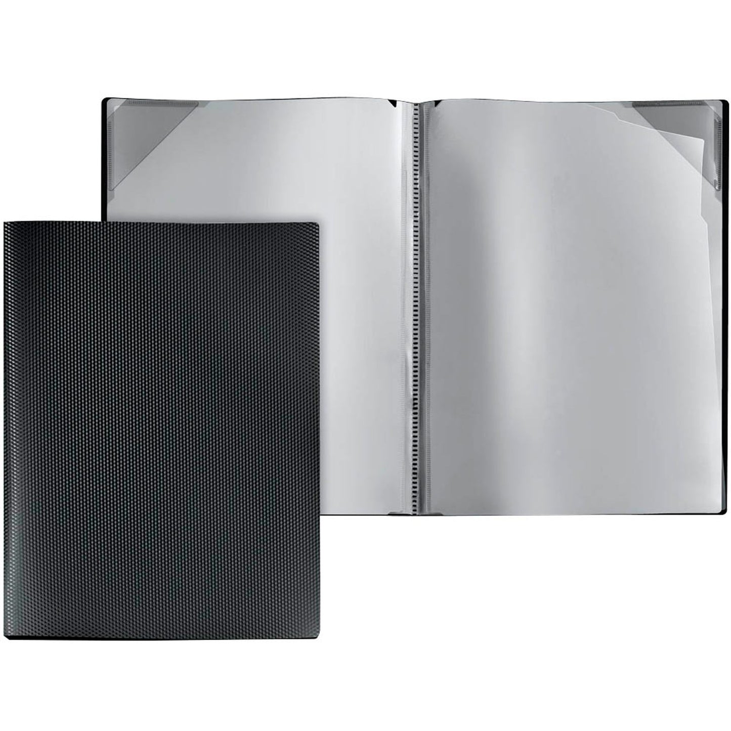 VELOFLEX Diamond Sichtbuch DIN A4, 4 Hüllen schwarz | 4542480