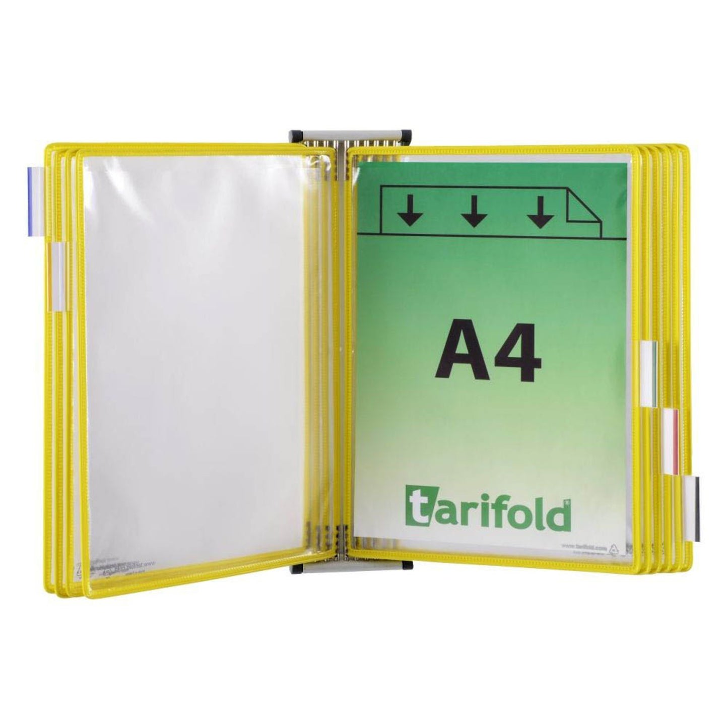 tarifold Wand-Sichttafelsystem DIN A4 mit 10 St. Sichttafeln