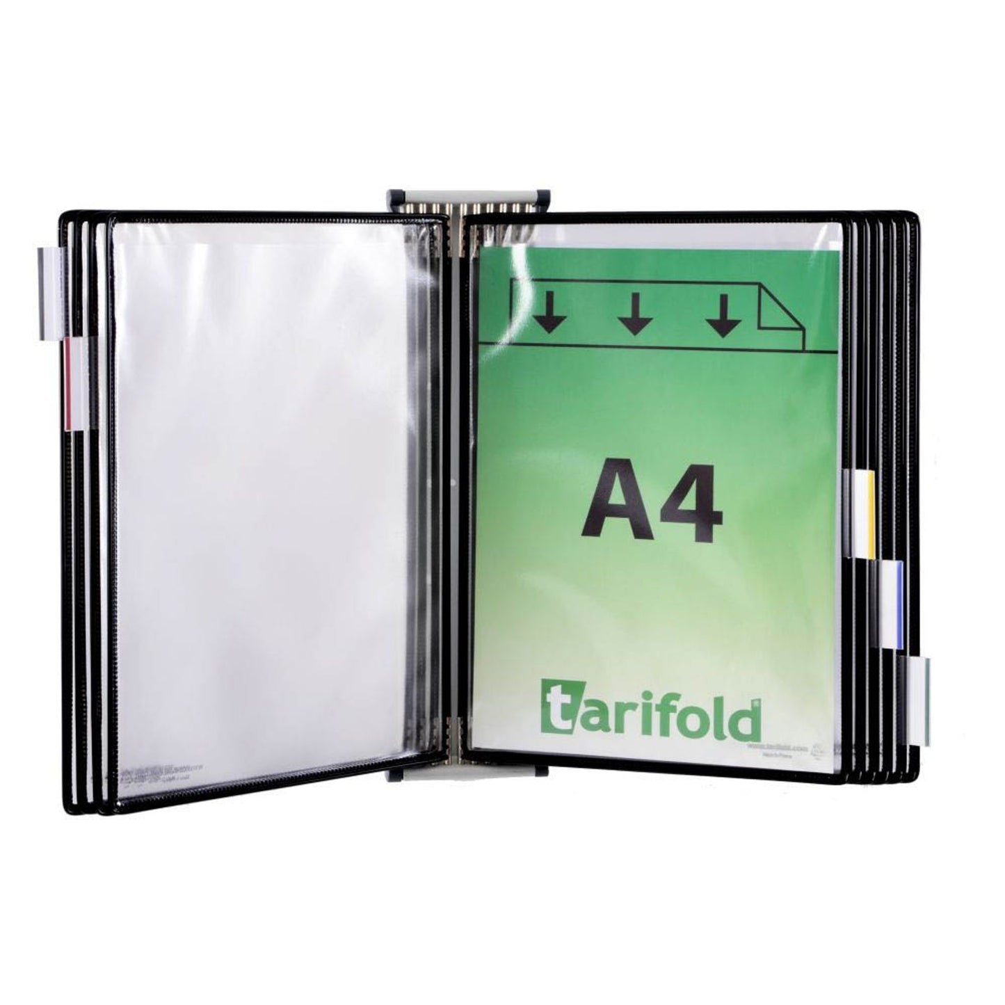 tarifold Wand-Sichttafelsystem DIN A4 mit 10 St. Sichttafeln
