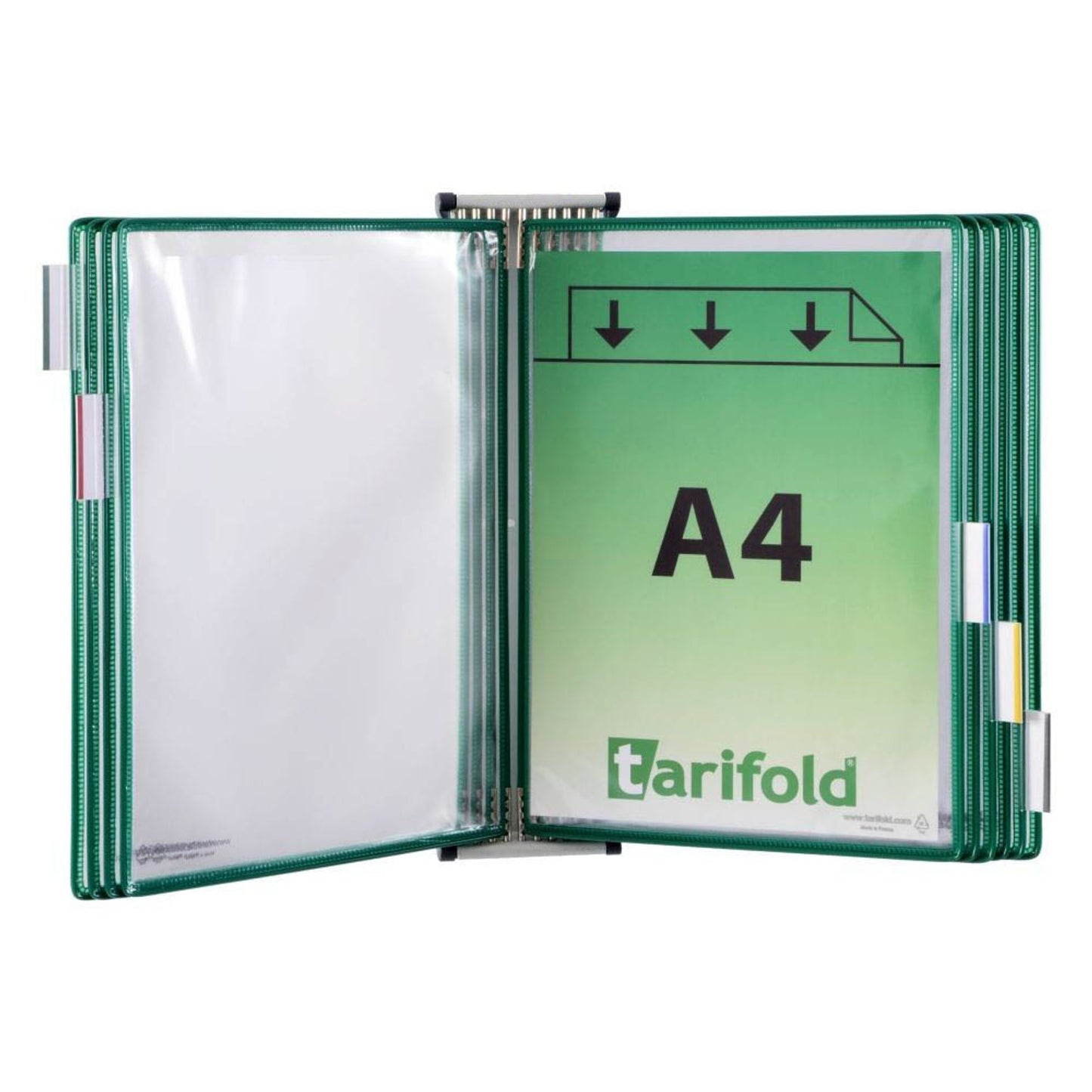 tarifold Wand-Sichttafelsystem DIN A4 mit 10 St. Sichttafeln