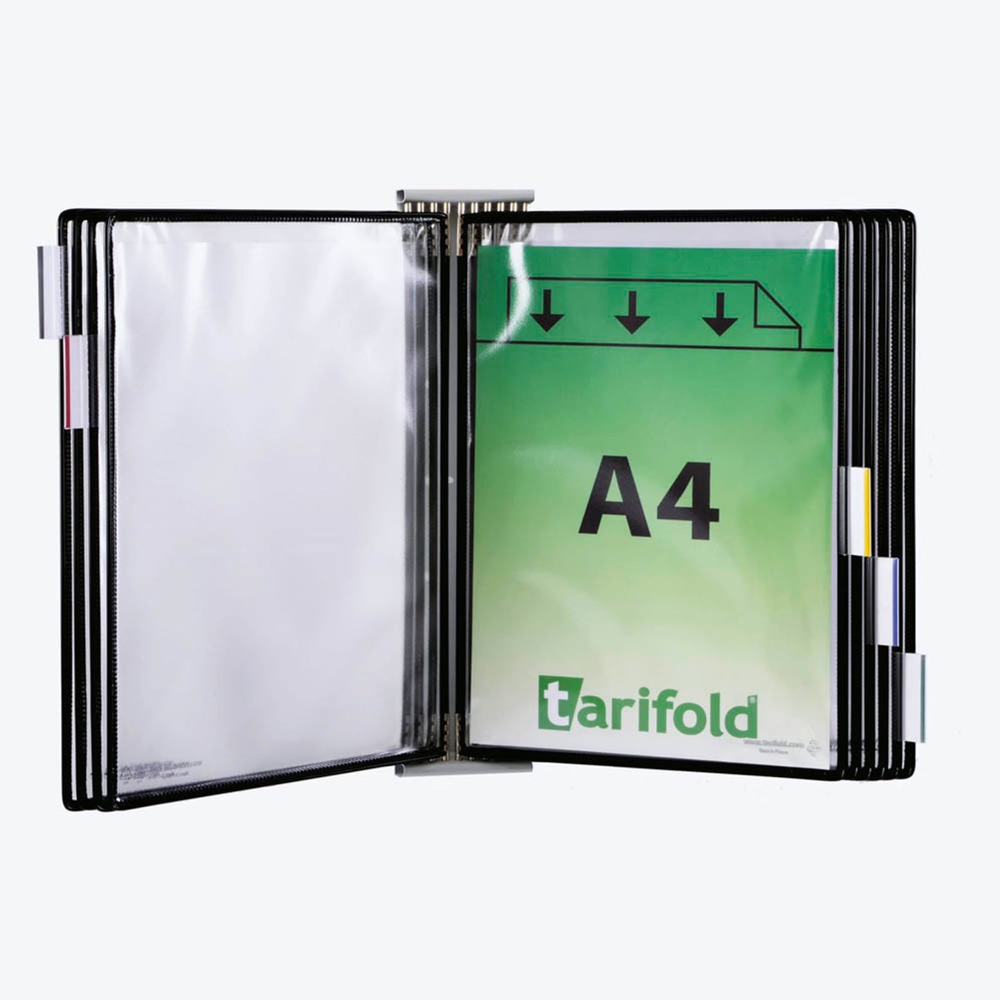 tarifold Wand-Sichttafelsystem DIN A4 mit 10 St. Sichttafeln