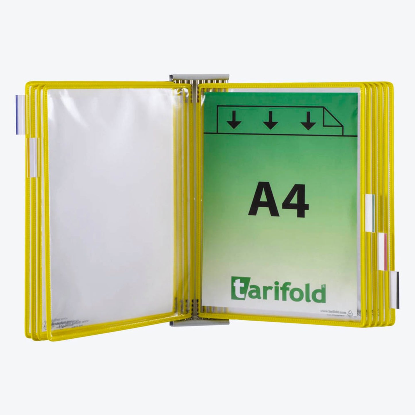 tarifold Wand-Sichttafelsystem DIN A4 mit 10 St. Sichttafeln