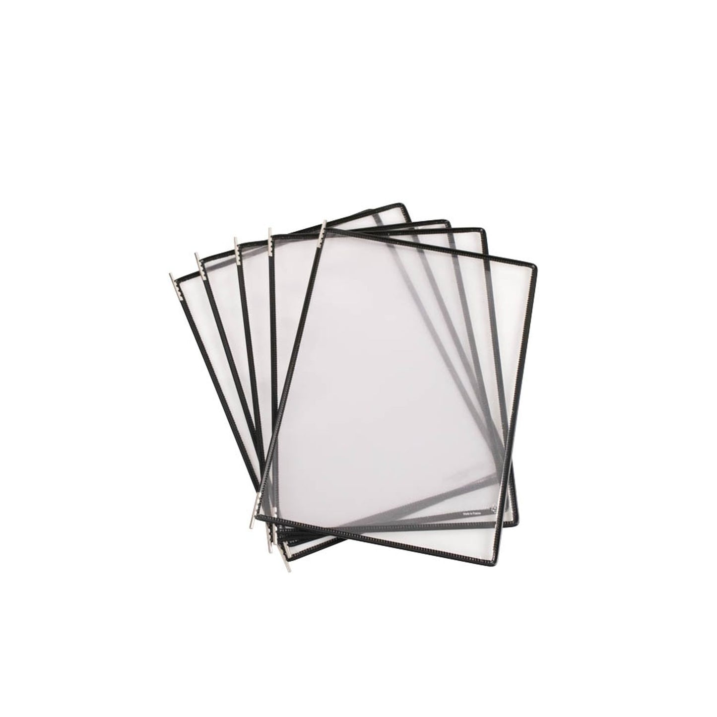 tarifold Sichttafeln VEO DIN A4 schwarz, Öffnung oben | 114047 | 1 Pack = 5 St.