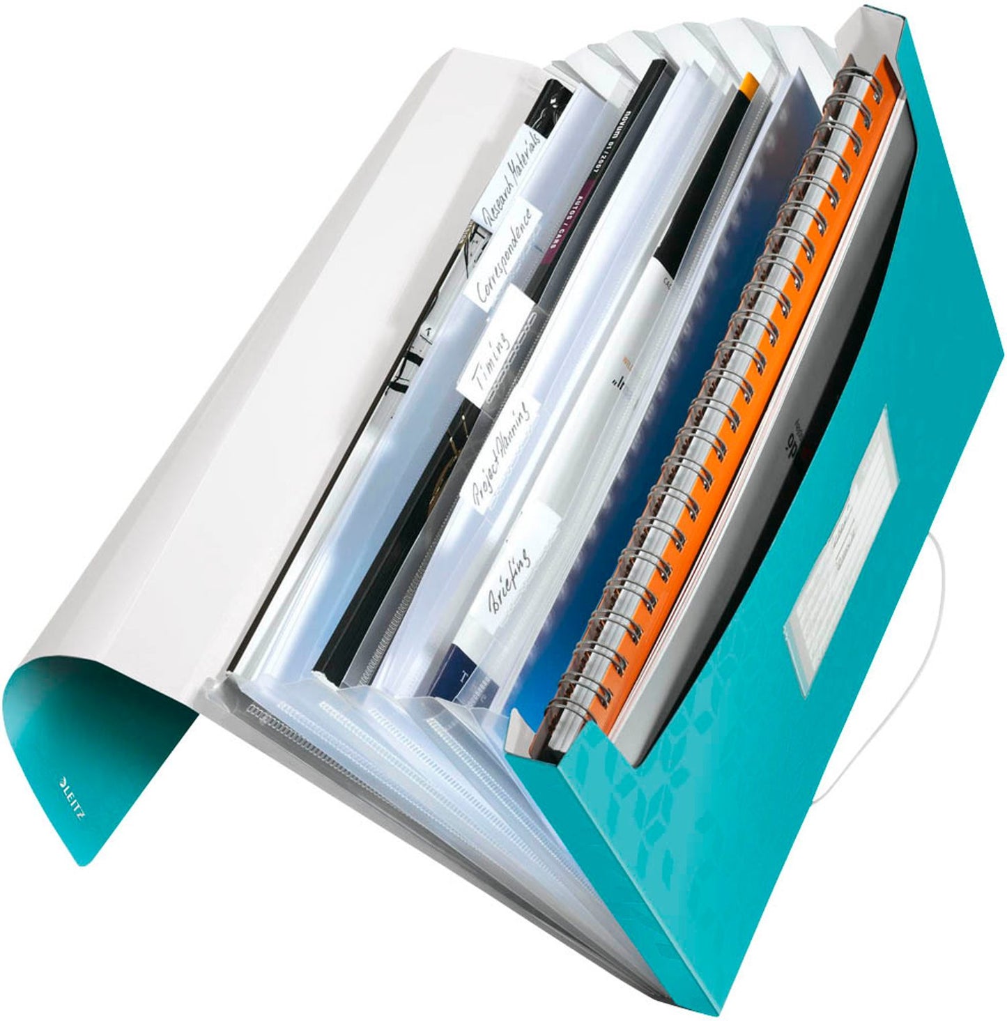 LEITZ Fächermappe WOW 4589 6 Fächer