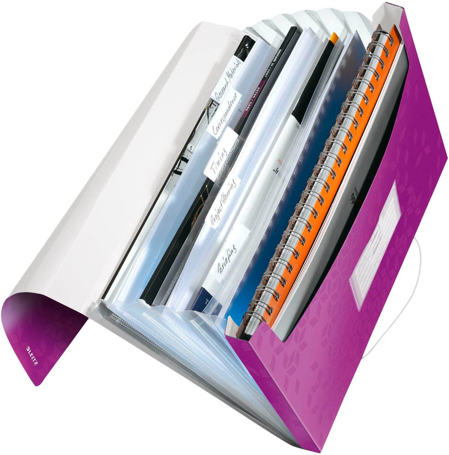 LEITZ Fächermappe WOW 4589 6 Fächer