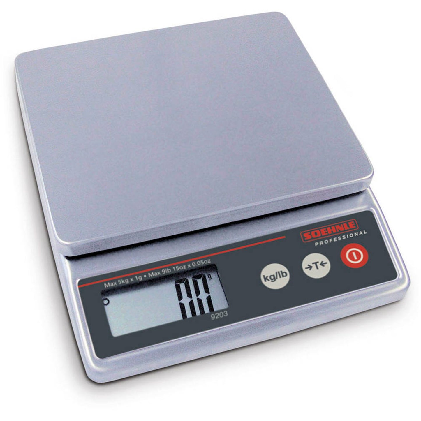 SOEHNLE PROFESSIONAL Briefwaage 9203 silber für max. 5,0 kg | 9203.10.001