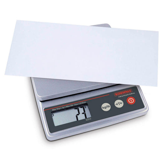 SOEHNLE PROFESSIONAL Briefwaage 9203 silber für max. 5,0 kg | 9203.10.001