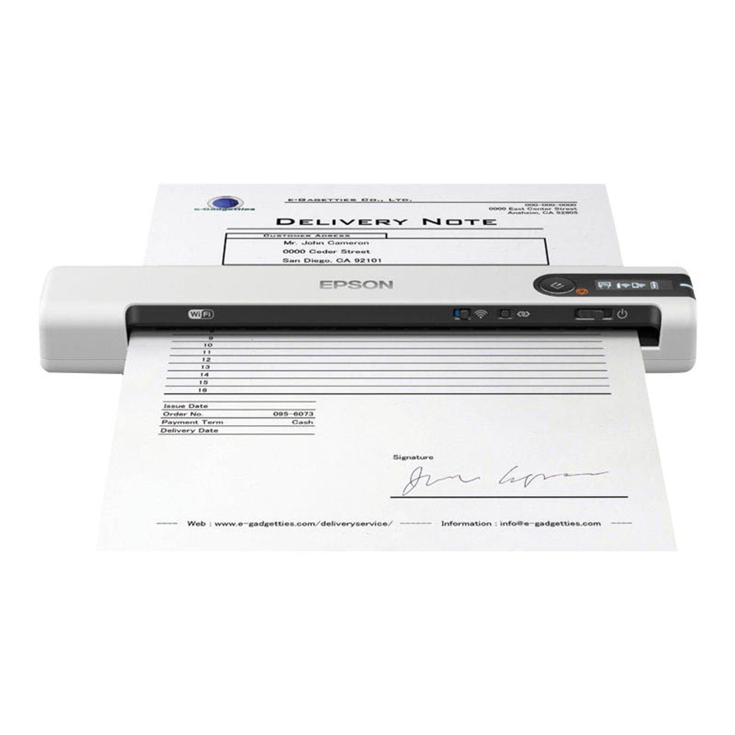 EPSON WorkForce DS-80W Mobiler Scanner | B11B253402