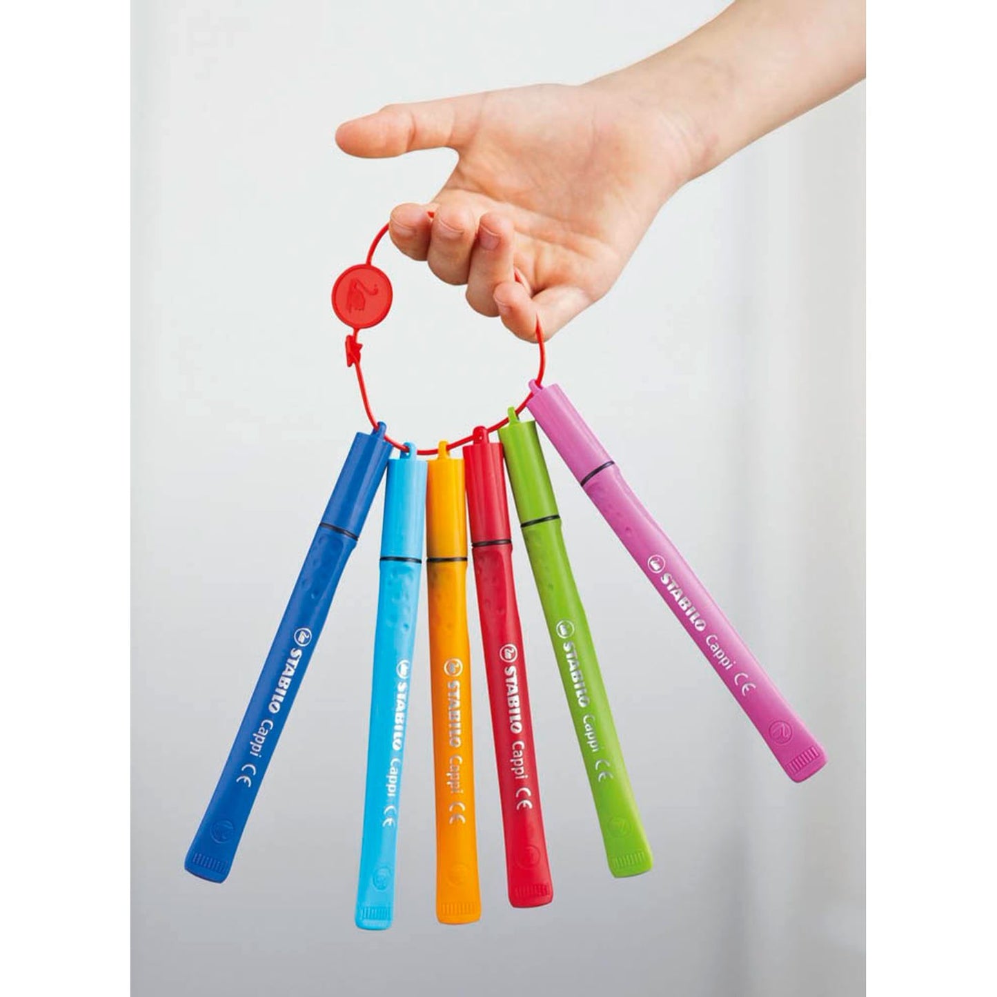 STABILO Cappi Filzstifte farbsortiert | 168/24-4 | 1 Pack = 24 St.