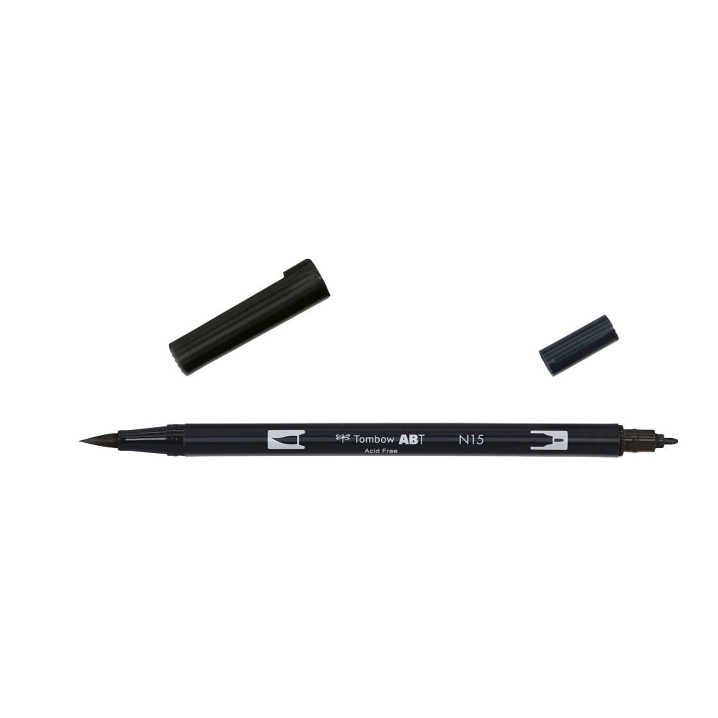 Tombow ABT Dual Brush-Pen schwarz | ABT-N15