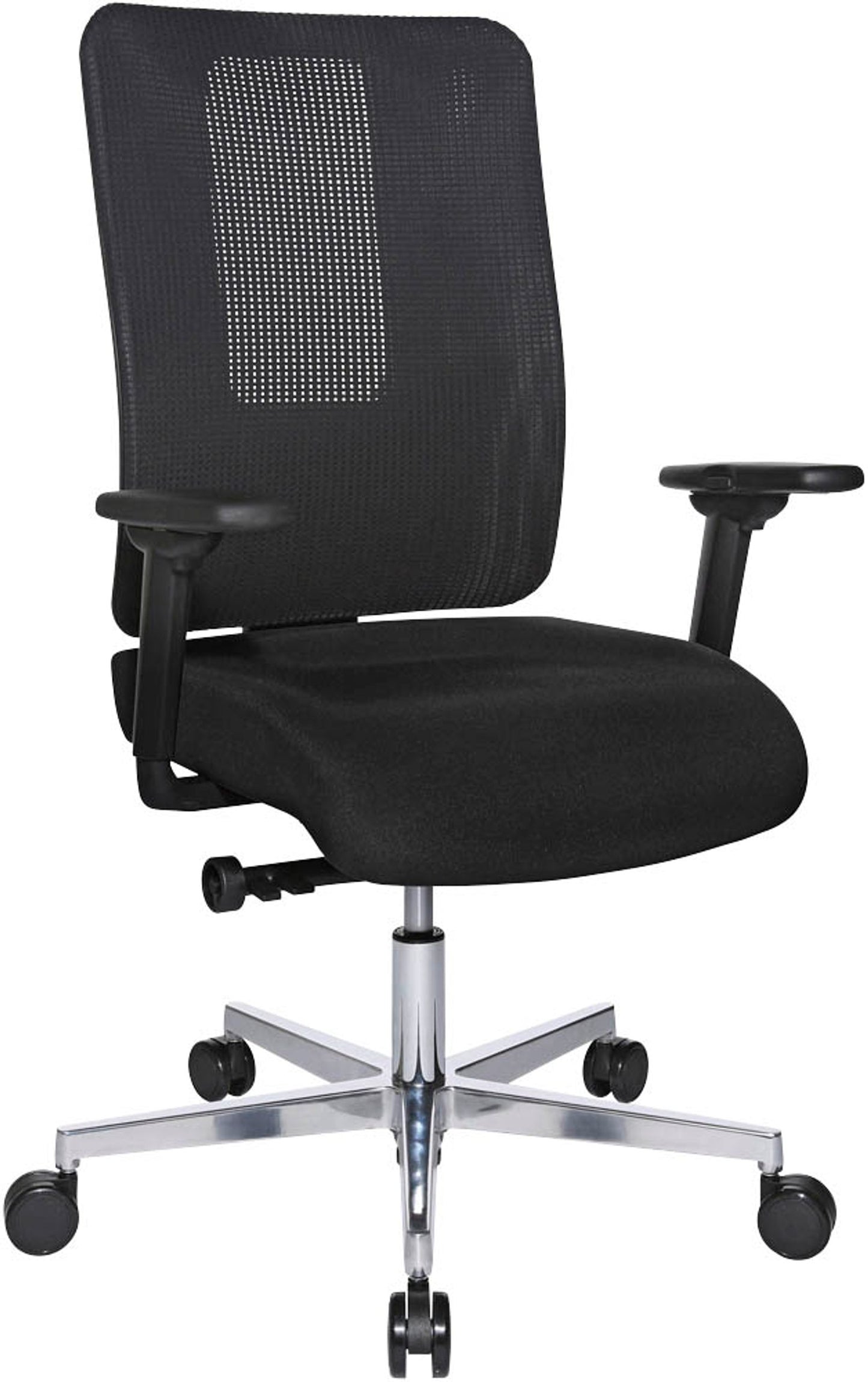 Topstar Bürostuhl Sitness Open X (N) Deluxe Alu mit Schiebesitz, OX39WTW2, Gestell alu
