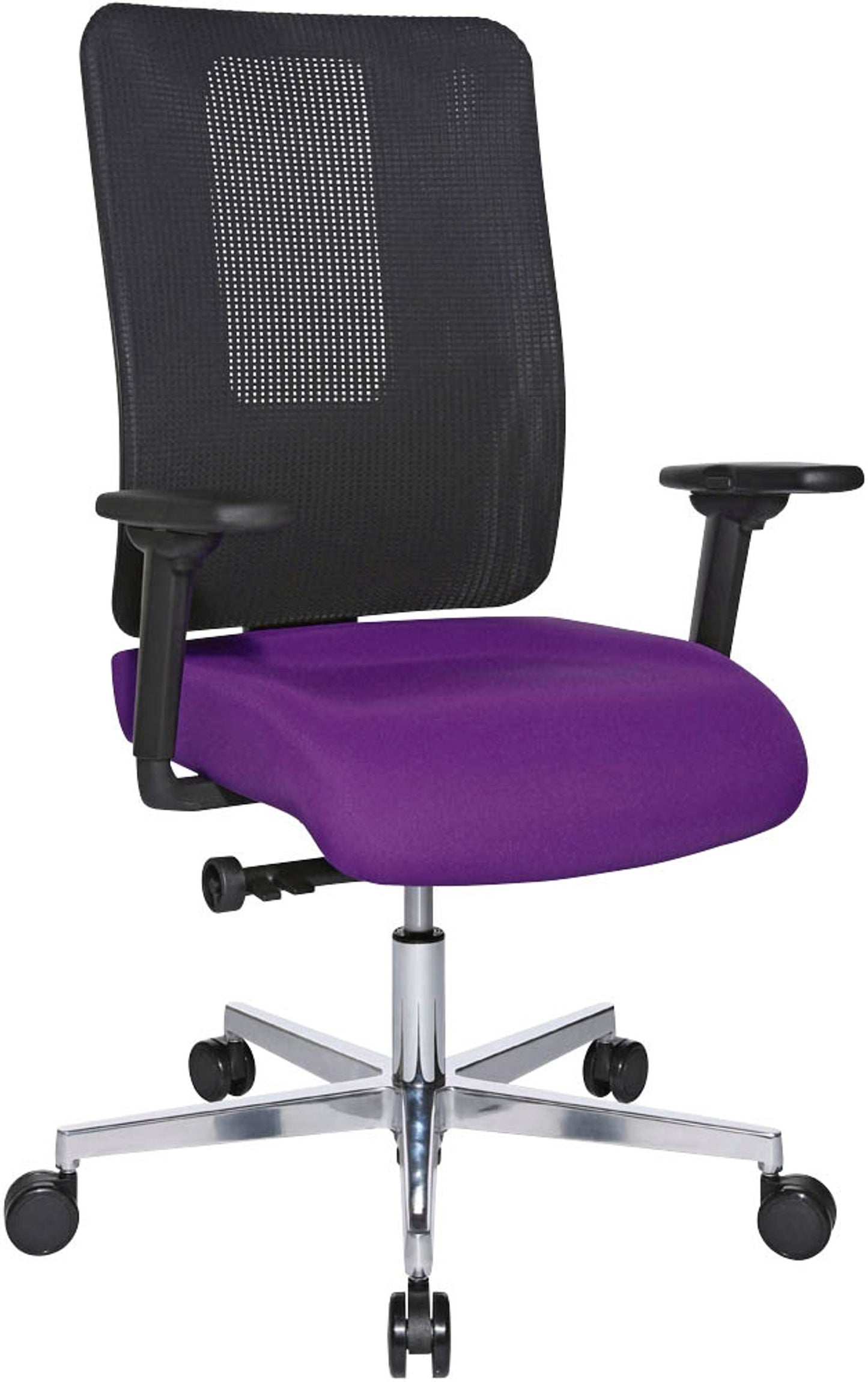 Topstar Bürostuhl Sitness Open X (N) Deluxe Alu mit Schiebesitz, OX39WTW2, Gestell alu