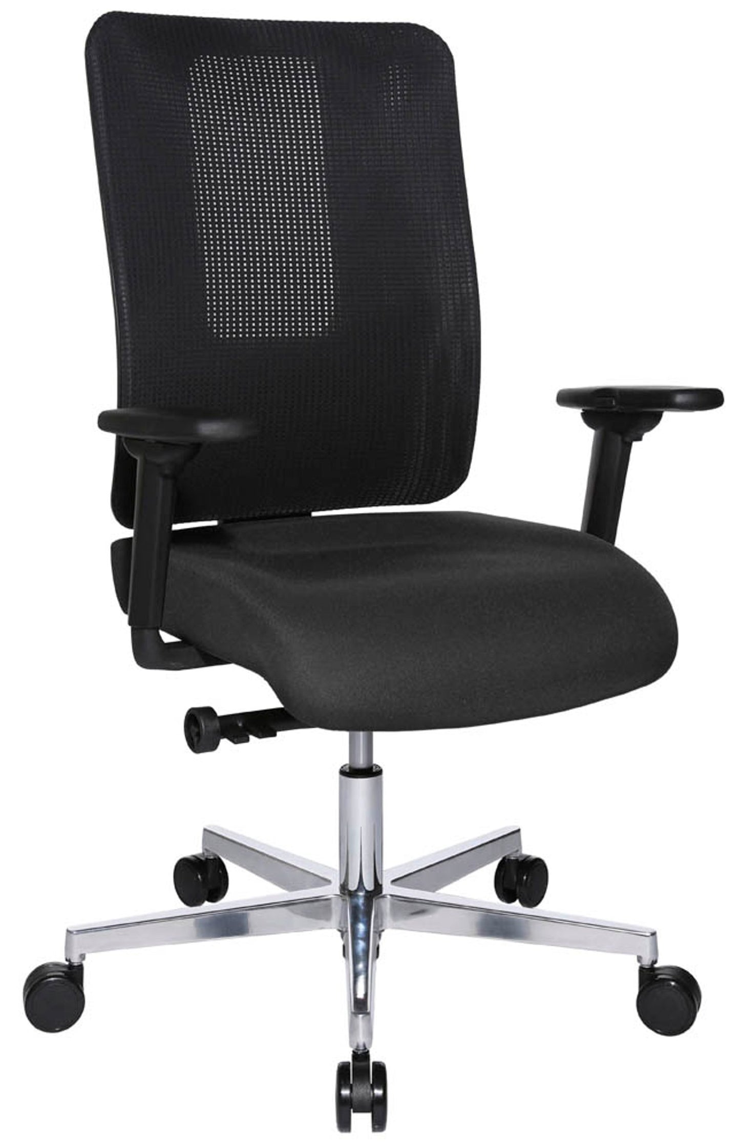 Topstar Bürostuhl Sitness Open X (N) Deluxe Alu mit Schiebesitz, OX39WTW2, Gestell alu