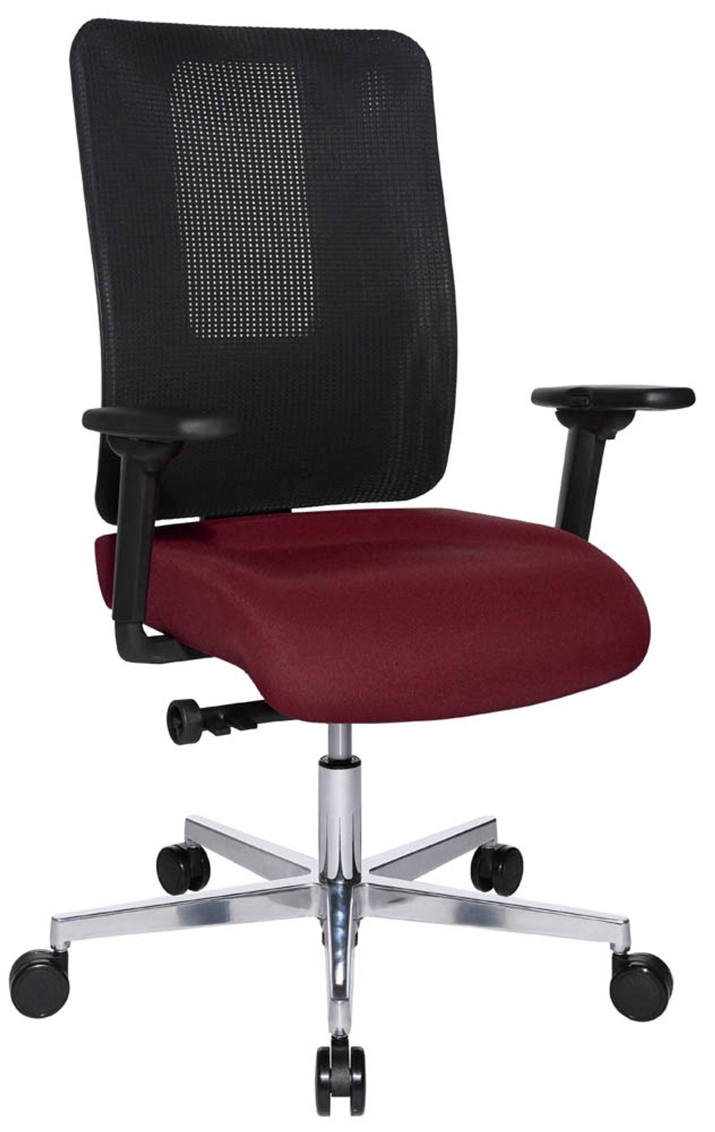 Topstar Bürostuhl Sitness Open X (N) Deluxe Alu mit Schiebesitz, OX39WTW2, Gestell alu