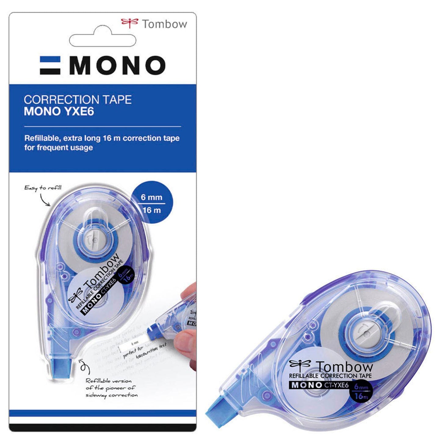 Tombow Korrekturroller MONO YXE6 6,0 mm | CT-YXE6