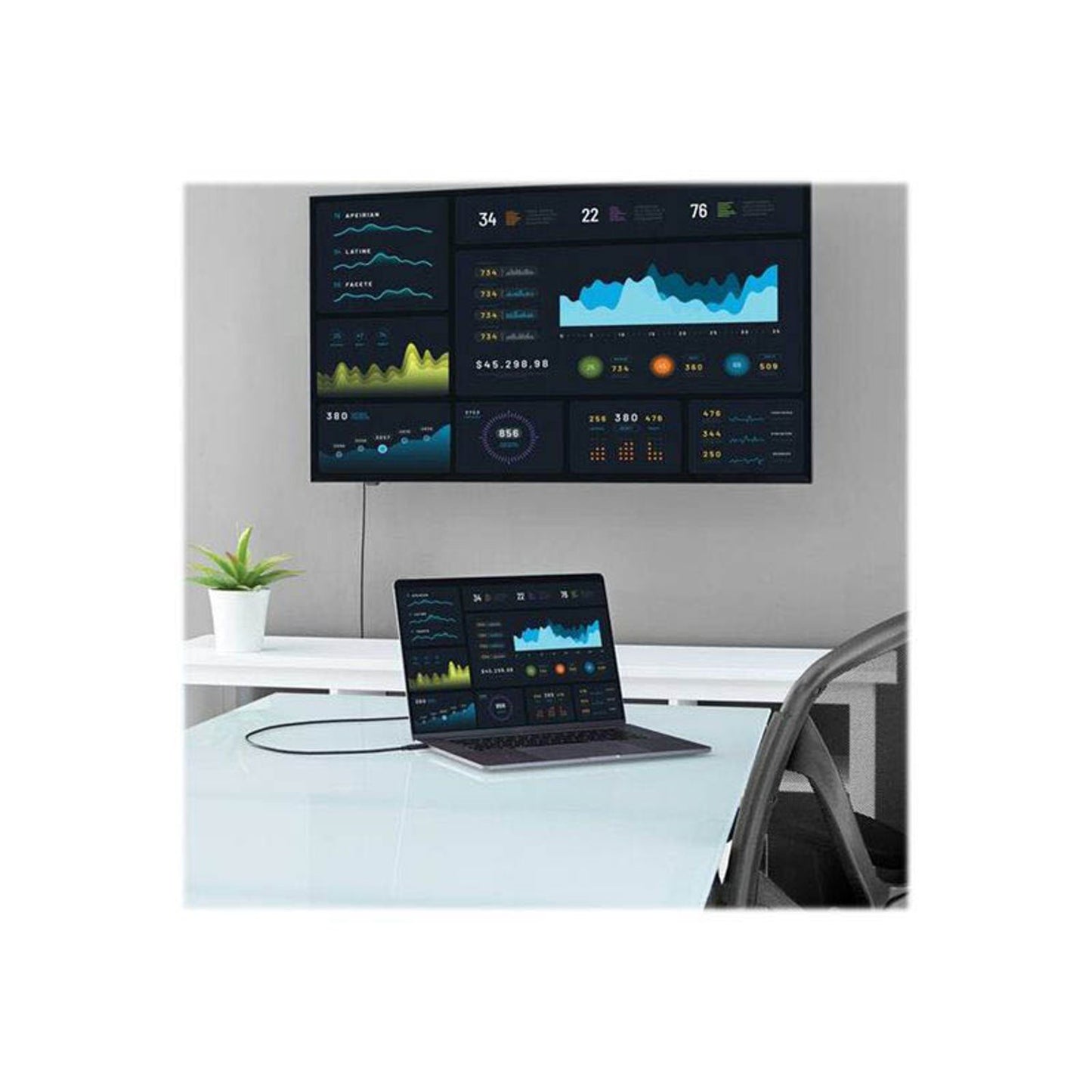 StarTech.com USB C/HDMI Kabel 2,0 m schwarz | CDP2HD2MBNL